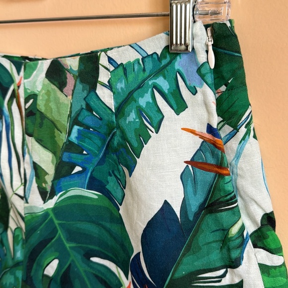 EUC Nev & Lizzie (Shade Critters) Palm Print Ruffle Shorts Size 16 - Picture 3 of 7